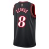 Dres Philadelphia 76ers Paul George Nike 2025-26 Classic Edition Crno Swingman